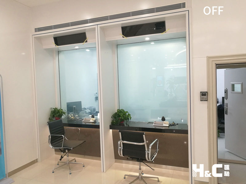 銀行自貼調光膜